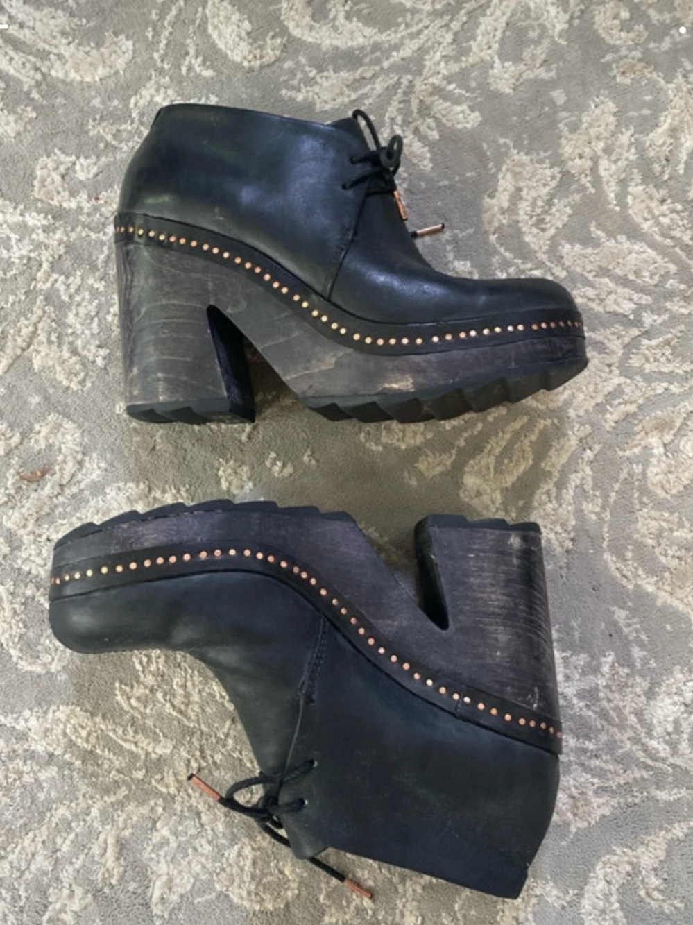 Rag & Bone Inez Desert Clog Boots